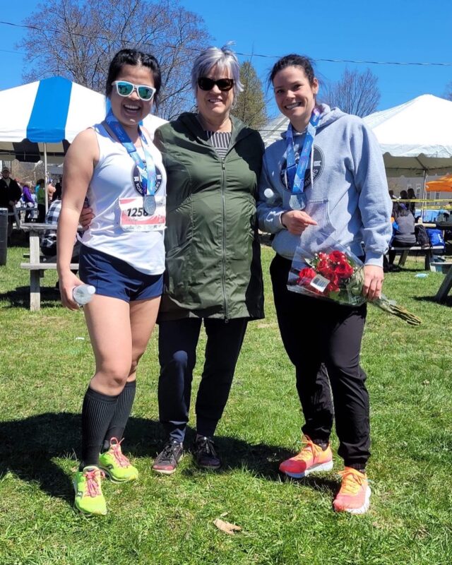 me and my friends post marathon
