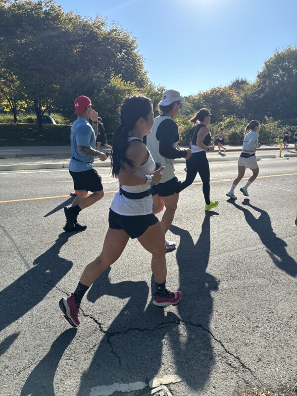 In my stride running my race